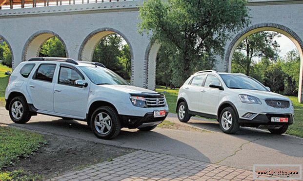 Renault Duster і SsangYong Actyon - два недорогих внедорожника