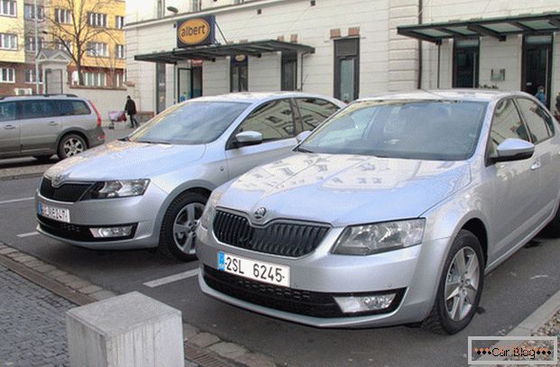 Шкода Октавія та Rapid - оба автомобиля заслужили доверие российских водителей
