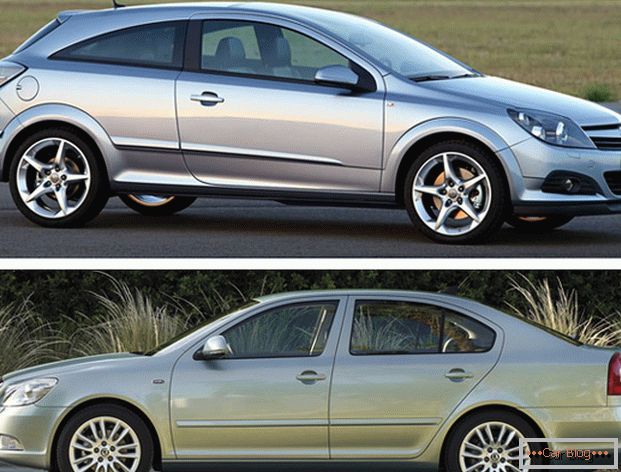 Сравнение двух европейских авто - Opel Astra та Шкода Октавія