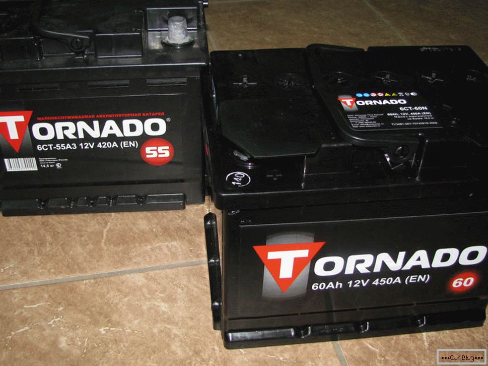 Свинцевий тип батареї Tornado