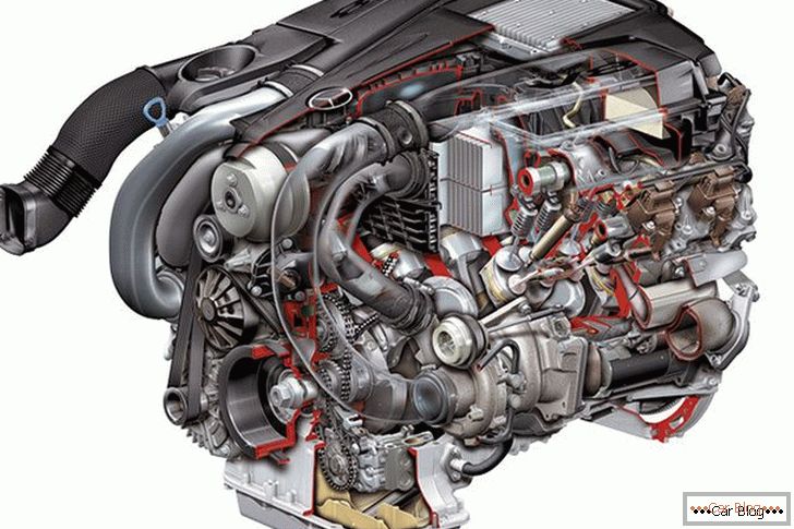 Двигун Mercedes SL V8