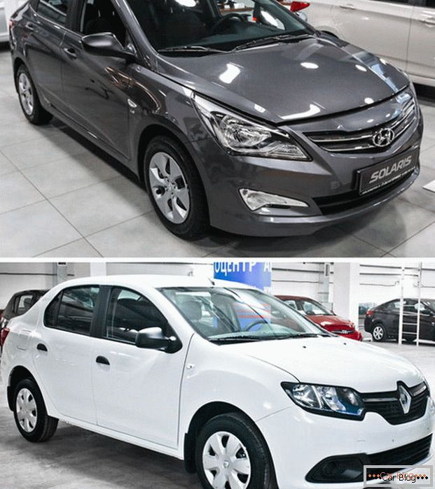 Hyundai Solaris і Renault Logan