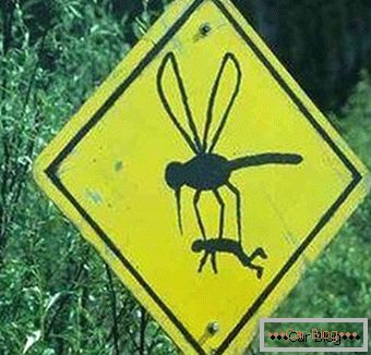 Дивний дорожній знак про комарів
