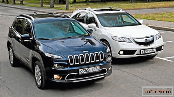 Порівняння Джип Cherokee та Acura RDX