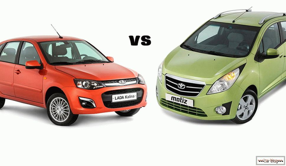 Який автомобіль вибрати: Daewoo Matiz або Lada Kalina
