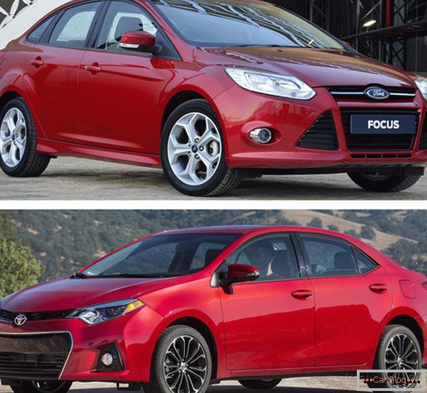 Ford Focus і Toyota Corolla - автомобілі для впевнених у завтрашньому дні людей