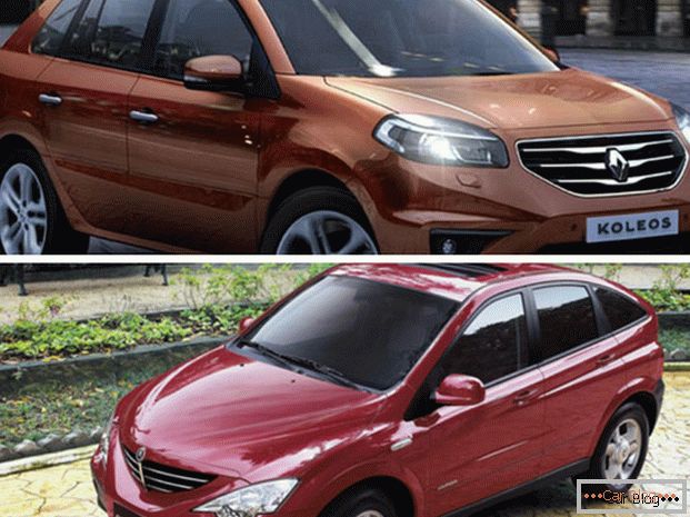 Порівняння автомобілів Renault Koleos і SsangYong Actyon
